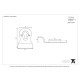 Blacksmith Pewter Patina Euro Door Pull