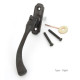 Blacksmith Beeswax Locking Pear Drop Espagnolette Casement Fastener