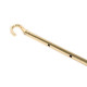 Polished Lacquered Brass Telescopic Window Winder