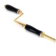 Polished Lacquered Brass Telescopic Window Winder