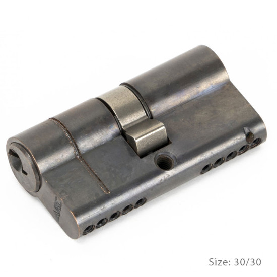 Double Euro Cylinder Lock - Aged Bronze Finish
