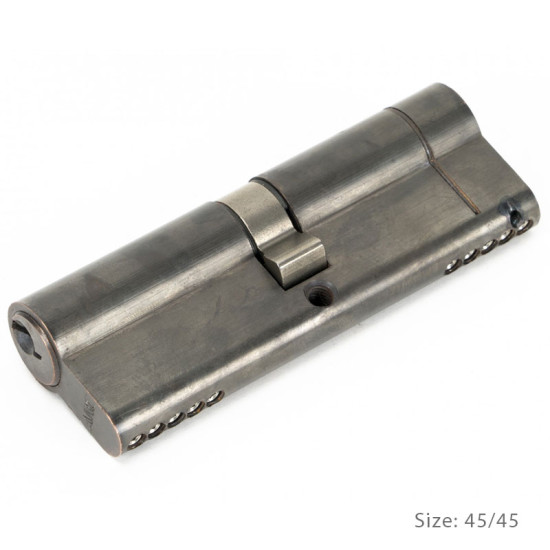 Double Euro Cylinder Lock - Aged Bronze Finish