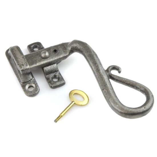 Kirkpatrick A6062 Lockable Casement Fastener - Argent Finish