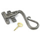 Kirkpatrick A6062 Lockable Casement Fastener - Argent Finish