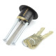 Kirkpatrick 5142 Heavy Duty Front Door Rim Cylinder Lock - Black