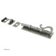 Blacksmith Pewter Patina Shepherds Crook Universal Bolt