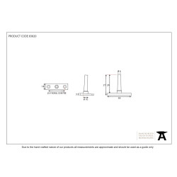 Polished Brass Bevel Stay Pin