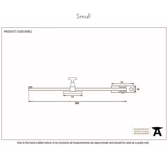 Casement Stay With Sliding Pivot