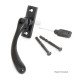 Black Slim Peardrop Espagnolette Casement Fastener