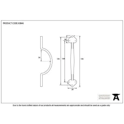 Traditional Blacksmith Sash Pull