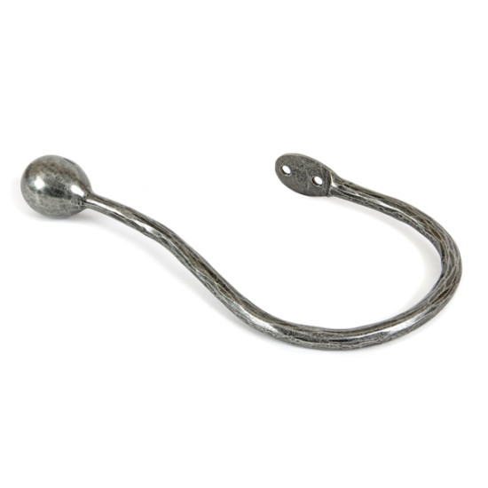 Blacksmith Pewter Patina Curtain Tie Backs