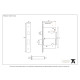 British Standard 5 Lever Sash Lock- Black Finish