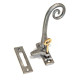 Kirkpatrick 1170 Lockable Monkey Tail Casement Fastener - Pewter Finish