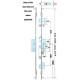 French Door Multi Point Lock Kit
