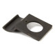 Rustic Cylinder Latch Cover - Aged Bronze