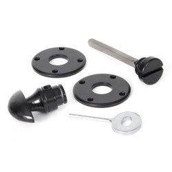 Traditional Blacksmith Rustic Bathroom Thumbturn