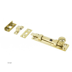 Universal Bolt - Polished Brass