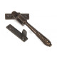 Night Vent Locking Reeded Casement Fastener - Aged Bronze