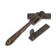 Night Vent Locking Reeded Casement Fastener - Aged Bronze