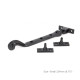 Black Rosehead Casement Stay