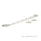 Polished Nickel Reeded Casement Stay