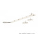 Polished Nickel Reeded Casement Stay