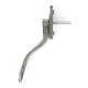 Blacksmith Pewter Patina Monkeytail Espagnolette Casement Fastener - Large