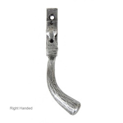 Blacksmith Pewter Patina Peardrop Espagnolette Casement Fastener - Large