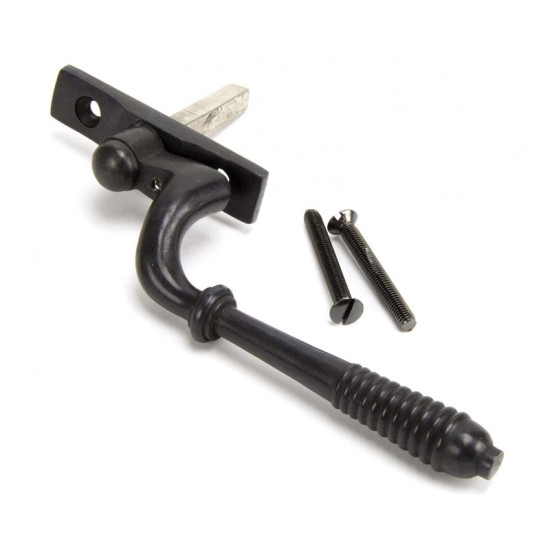 Reeded Espagnolette Casement Fastener - Aged Bronze
