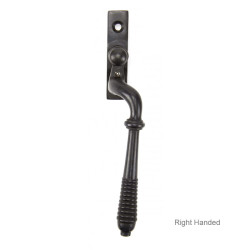 Reeded Espagnolette Casement Fastener - Aged Bronze
