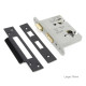 Euro Sash Lock Case - Black Finish