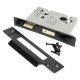 Euro Sash Lock Case - Black Finish