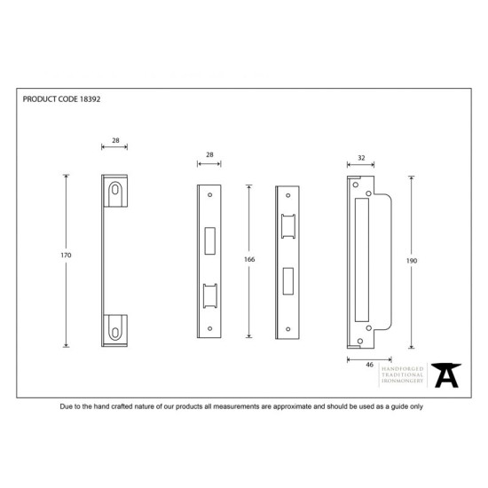 Rebate Kit for Euro Sash Case - Black Finish