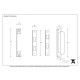 Rebate Kit for Euro Sash Case - Black Finish