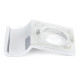 Rustic Cylinder Latch Cover - Polished Chrome