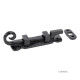 Antique Black Monkey Tail Bolt