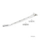 Polished Chrome Reeded Casement Stay