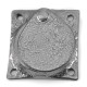 Kirkpatrick 1498 Normandy Swing Cylinder Latch Cover - Pewter Finish