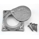 Kirkpatrick 1498 Normandy Swing Cylinder Latch Cover - Pewter Finish