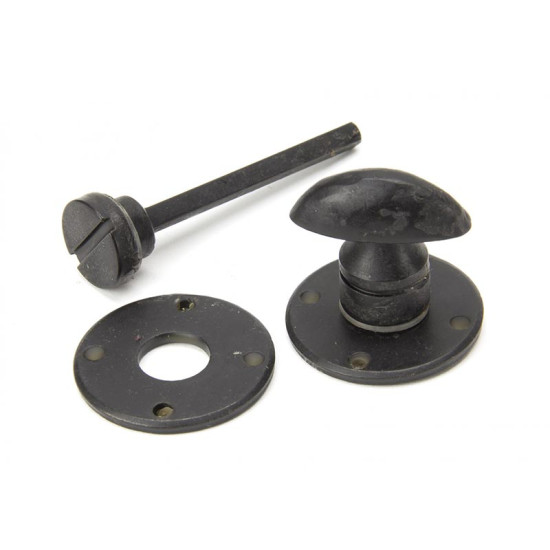 Blacksmith External Beeswax Rustic Bathroom Thumbturn