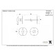 Blacksmith External Beeswax Rustic Bathroom Thumbturn