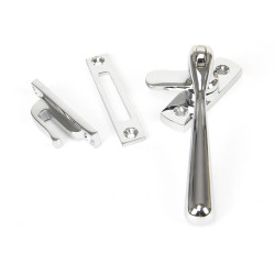 Locking Newbury Casement Fastener - Polished Chrome