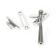 Locking Newbury Casement Fastener - Polished Chrome