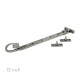Blacksmith Pewter Patina Shropshire Casement Stay