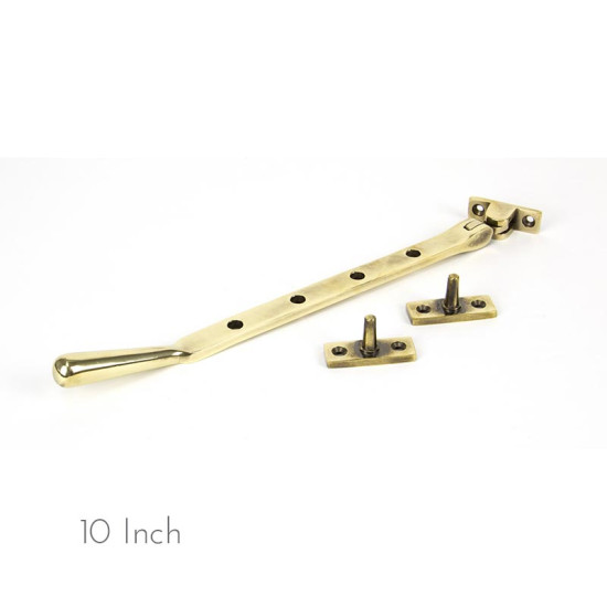 Aged Brass Newbury Casement Stay