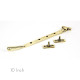 Aged Brass Newbury Casement Stay