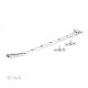 Polished Chrome Newbury Casement Stay