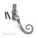 Blacksmith Pewter Patina Monkeytail Espagnolette Casement Fastener - Small