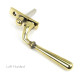 Newbury Espagnolette Casement Fastener - Aged Brass
