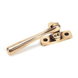 Locking Newbury Casement Fastener - Polished Bronze